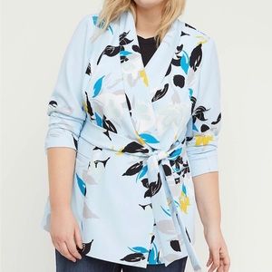 Floral Belted Soft Jacket